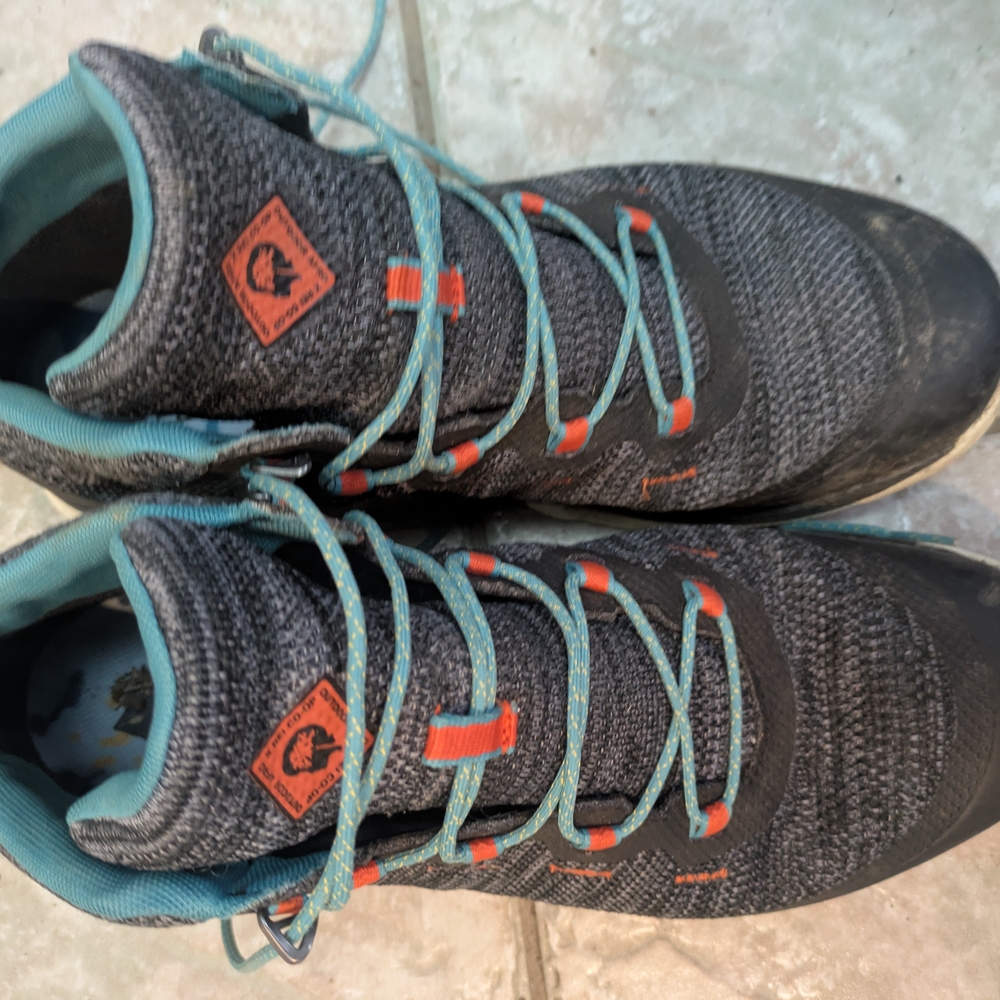 REI Gray and Teal Hiking Shoes, 11Women's